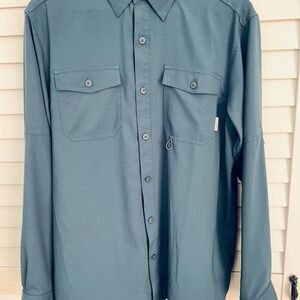 Men's Columbia Blue Button-Up Shirt